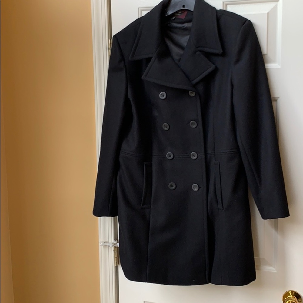 Stephanie Mathews Wool Coat Size XL
